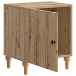 vidaXL Cabinet de chevet Chêne artisanal 43 x 34 5 x 50 cm