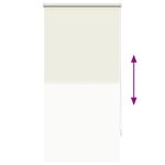 Store enrouleur occultant crème 60 x 120 cm