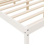 vidaXL Lit pour personne âgée sans matelas 200x200 cm bois pin massif