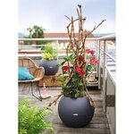 LECHUZA Jardinière PURO Color 50 ALL-IN-ONE diamètre 50 cm ardoise