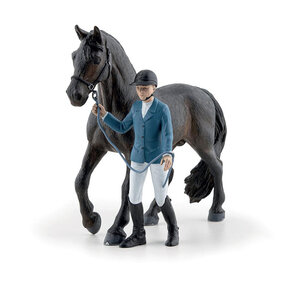 Figurine Pénélope et Blacky - Papo : Un Voyage Équestre Éblouissant