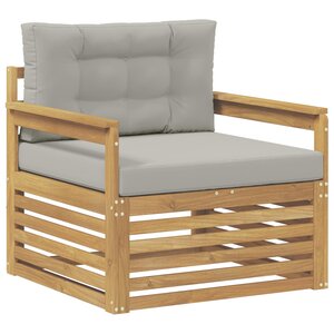 vidaXL Canapé d’extérieur Polyester Blanc