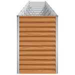vidaXL Jardinière surélevée 582 x 50 x 68 cm Acier galvanisé