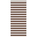 vidaXL Store zèbre marron 115x200cm largeur du tissu 110 9cm polyester