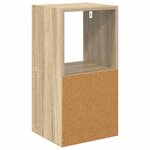 vidaXL Table de chevet avec tiroir Chêne Sonoma 30 5 x 27 x 59 5 cm
