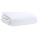 vidaXL Couette Autre avec oreiller 2 Pièces Blanc 155 x 220 cm Bas