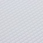 vidaXL Matelas Blanc  Gris 90 x 200 cm Mousse