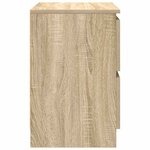 vidaXL Meuble TV chêne sonoma 40x35x54 cm bois d'ingénierie