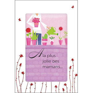 Carte A La Plus Jolie Des Mamans - Draeger paris