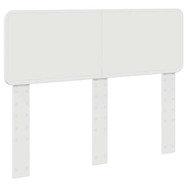 vidaXL Tête de lit avec tête de lit Blanc 120 cm Bois d'ingénierie