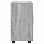 vidaXL Buffet avec étagère FLORIN Gris Sonoma 88 5 x 30 5 x 55 5 cm