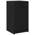 vidaXL Buffet Chêne noir 40 x 40.5 x 75 cm Bois d'ingénierie