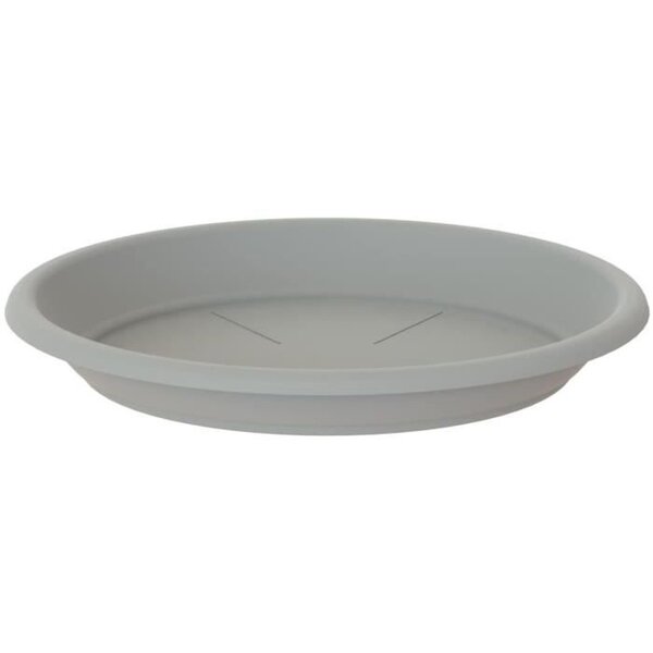 SOUCOUPE RONDE 30CM GRIS CLAIR