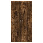 vidaXL Armoire de classement chêne fumé 60x32x115 cm bois d'ingénierie