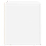 vidaXL Meuble TV Blanc 60 x 35 x 40 cm Bois d'ingénierie