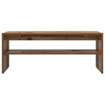 vidaXL Meuble TV Bois ancien 100 x 35 x 40 cm Bois d'ingénierie