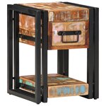 vidaXL Table de Nuit 40x40x40 cm en Bois Massif Récupéré