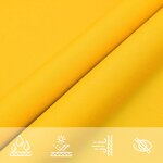 vidaXL Voile de parasol tissu oxford triangulaire 4x5x6 4 m jaune