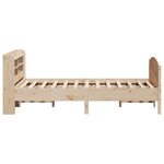vidaXL Cadre de lit sans matelas 140x190 cm bois de pin massif