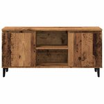 vidaXL Meuble TV vieux bois 102x35x50 cm bois d'ingénierie