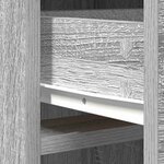 vidaXL Haut Armoire Sonoma gris 40 x 40 5 x 135 cm Bois d'ingénierie