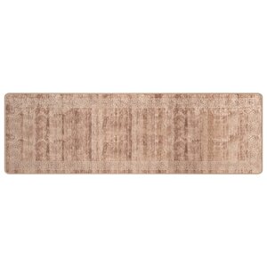 vidaXL Coureur de Tapis MARSA Blanc 80 x 350 cm Polyester et PVC