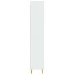 vidaXL Ensemble de Meubles 2 Pièces Blanc brillant 33 x 34 5 x 90 cm