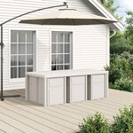 vidaXL Ensemble de salle à manger pour jardin avec coussin 7 Pièces PP