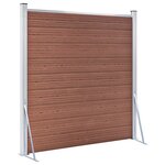 vidaXL Supports pour poteau de clôture 2 Pièces Acier galvanisé