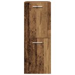 vidaXL Ensemble de meubles de salle de bain 3 pièces en bois ancien et bois d'ingénierie