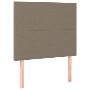vidaXL Têtes de lit 2 Pièces Taupe 90x5x78/88 cm Tissu