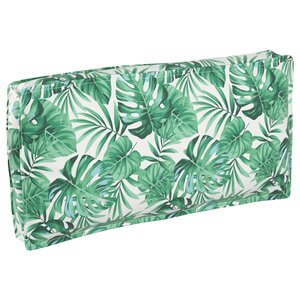 vidaXL Coussin pour assise / dossier de palette Floral Motif de feuille