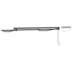 vidaXL Cadre de store rétractable électrique Anthracite 3 x 2 5 m