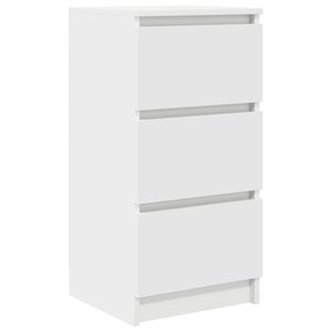 vidaXL Buffet blanc 37 5x35x76 cm bois d'ingénierie