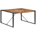 vidaXL Table à manger 140x140x75 cm bois massif