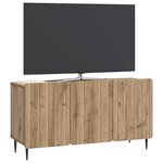 vidaXL Meuble TV Chêne artisanal 99 x 34 5 x 52 cm Bois d'ingénierie