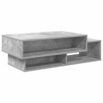 vidaXL Table basse Gris béton 105 x 50 x 32 5 cm Bois d'ingénierie