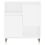 vidaXL Buffets 3 Pièces Blanc Bois d'ingénierie