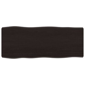 vidaXL Dessus de table bois massif traité bordure assortie