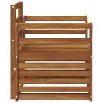 vidaXL Canapé d’extérieur Bois d'Acacia Massif Naturel