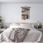 vidaXL Tête de lit avec armoires Gris béton Bois d'ingénierie