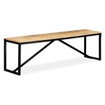 vidaXL Banc Bois de manguier massif 160x35x45 cm