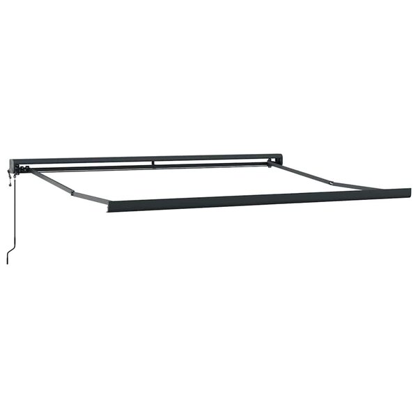 Auvent Anthracite 3 5 x 2 5 m Métal