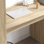 vidaXL Bureau Chêne sonoma 113 x 54 x 120 cm Bois d'ingénierie