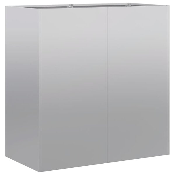 vidaXL Jardinière 80x40x80 cm acier galvanisé