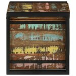 vidaXL Boîte de Rangement 40 x 40 x 40 cm Bois d'acacia massif