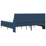 vidaXL Cadre de lit avec matelas avec tête de lit Polyester