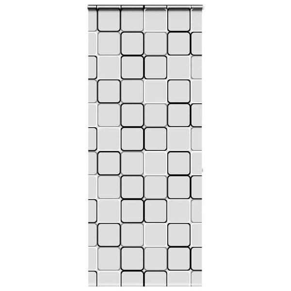 vidaXL Store enrouleur de douche avec cassette largeur du tissu 96 cm