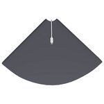 vidaXL Étagère Flottante d'Angle 4 pc Anthracite 30 x 30 x 2 cm