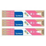 Set de 3 Recharges friXion Ball (BLS-FR7) Rose x 3 PILOT